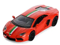 Машинка METR KINSMART 12,5см червоний метал інерц-я 1:38 KT 5355 WF