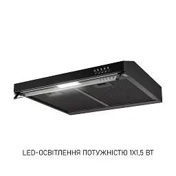 Витяжка плоска Minola HPL 6200 BLF - мініатюра 4