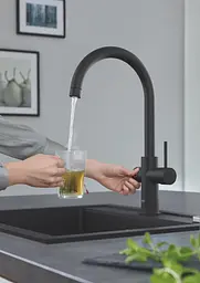 Кухонна мийка Grohe K700 із композиту 31651AP0, Чорний матовий - мініатюра 4