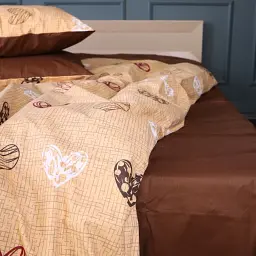Комплект постільної білизни MirSon 17-0705 Toffee Hearts Ranforce Elite 110 х 140 см (2200010619935) - мініатюра 4