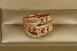 Кільце Xuping Jewelry Сеньйора р 16 золотисте
