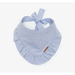 Бандана з рюшами для собак блакитна