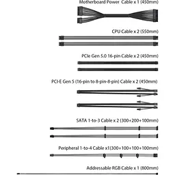 Блок живлення ASUS ROG-LOKI-1200T-SFX-L-GAMING PCIE5 1200W Titanium (90YE00N0-B0NA00) - мініатюра 7
