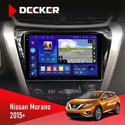 Штатна магнітола Nissan Murano 2015+ Decker D10-009 4x64, DSP, 4G, 2k Decker (НФ-00008353)