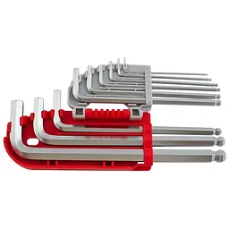 Набір шестигранних ключів Intertool HT-1813 із кулею Pro (у наборі 9 шт.)