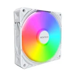 Набір із трьох вентиляторів для корпусу 120MM E28 ARGB 3 PACK (W) MONTECH - мініатюра 2