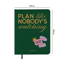Планер «PLAN LIKE NOBODY'S WATCHING» зелений - мініатюра 2