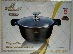 Каструля Bohmann BH 150-24 Black 24 см 5 л - мініатюра 8