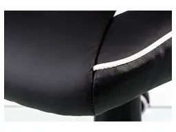 Комп'ютерне крісло для геймера Special4You Nero black/white (E5371) - мініатюра 8
