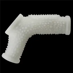 Насадка на член - Vibrating Drip Knights Ring With Scrotum Sleeve White - мініатюра 5