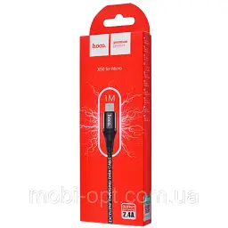 Кабель USB CA-101 2.4 A X 50 color Hoco 1 m - мініатюра 2