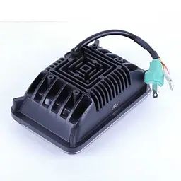 Світлодіодна додаткова LED фара Квадрат 150x90x65 mm / Лінза c ДХО / 75W / ближній Далекий Поворот / 1 шт. - мініатюра 2