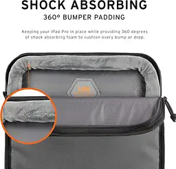 Чохол-сумка UAG Shock Sleeve Lite для Apple iPad Pro 11 2024/2025 / iPad Pro 11 2018/2020/2021/2022 / iPad Air 11 2024/2025 / iPad 11 2025 Grey (982390113030) - мініатюра 6