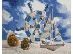 Алмазна мозаїка Морські сувеніри, Strateg (40х50 см)