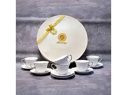 Набір кавовий SNT 12пр. 80мл 1 1717 Біла ніч (блюдце-12см)