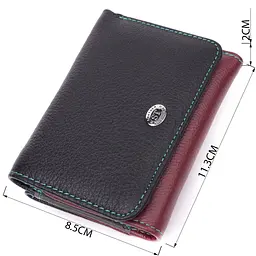 Зручний гаманець для дівчат із натуральної шкіри ST Leather 22497 різнокольоровий - мініатюра 7