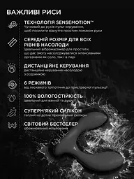 Анатомічний масажер простати з дистанційним керуванням, 17х4 см (чорний) Lelo Hugo - мініатюра 8