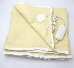 Електропростирадло електро грілка електричне простирадло LUX electric blanket 120*155см 100Вт UKC жовтий