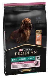 Сухий корм PRO PLAN Small&Mini Adult 1+ Sensitive Skin для дорослих собак дрібних порід з чутливою шкірою, з лососем 7 кг (7613035123441)
