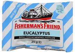 Льодяники Fisherman's Friend Eucalyptus без цукру 25g