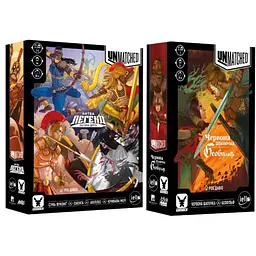 Настільна гра Geekach Games Unmatched: Битва легенд. Частина друга + Червона Шапочка проти Беовульфа (укр.) (GKCH053UM2+1)