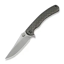 Ніж складаний туристичний Weknife Dracarys Böhler M390 титан 6AL4V сірий 90,9 мм