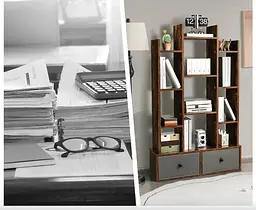 Стелаж Costway Drawer в стилі Loft - мініатюра 7