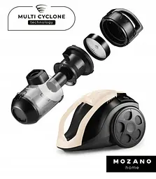 Пилосос без мішка Mozano Smart Cyclonic 4000 AGD/ODK/B/01#BEZ - мініатюра 4