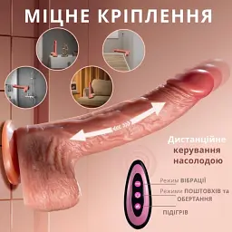 Фалоімітатор I’MCUM Pulse Play Тілесний (7970379617724) - мініатюра 4