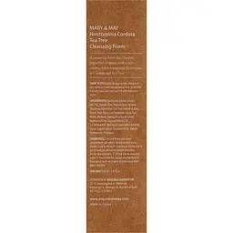 Очищувальна пінка для проблемної шкіри Mary & May Houttuynia Cordata+Tea Tree Cleansing Foam, 150 мл - мініатюра 3