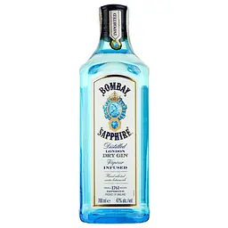 Упаковка джину Bombay Sapphire London Dry Gin 47% 4.2 л (0.7 л х 6 шт.) - мініатюра 2