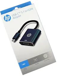 Перехідник USB 3.1 Type-C HDMI, DHC-CT202 HP чорний - мініатюра 7