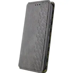 Чохол-книжка GETMAN Cubic для Redmi 15C (Europe version) Grey [148409] - мініатюра 2