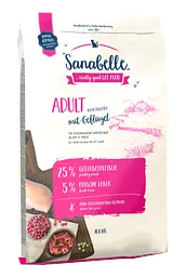 Сухий корм Sanabelle Adult with poultry для дорослих кішок з домашнім птахом 10 кг