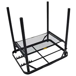 Стіл Bo-Camp Garland 60x45 cm Black/Wood look (1404195)