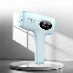 Фотоепілятор Kemei KM-7104 білий • IPL-епілятор для домашнього видалення волосся на обличчі, ногах, руках, тілі та зоні бікіні