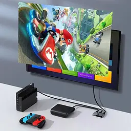 Перехідник HUB Baseus Matrix HDMI Splitter (CAHUB-BC0G) Space Gray - мініатюра 7