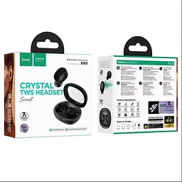 Бездротові навушники TWS HOCO EQ3 Smart Black - мініатюра 4