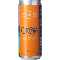 Мед питний Сікера Канівська сухий білий 7% 0.33 л ж/б - мініатюра 2
