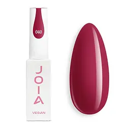 Гель-лак для нігтів бордовий 040 емаль JOIA vegan 6 мл
