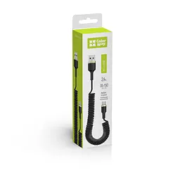 Кабель ColorWay USB - MicroUSB (spiral) 2.4А 35-150 см - мініатюра 3