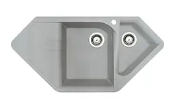Кухонна мийка Adamant Spirit 1000x500x225 old stone 361223, Сірий
