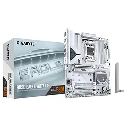 Материнська плата Gigabyte B850 EAGLE WIFI7 ICE (B850 EAGLE WIFI7 ICE) (Socket AM5, AMD B850, ATX) - мініатюра 4