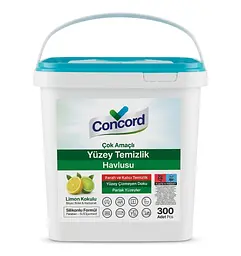 Вологі серветки для прибирання Concord в контейнері 300 шт