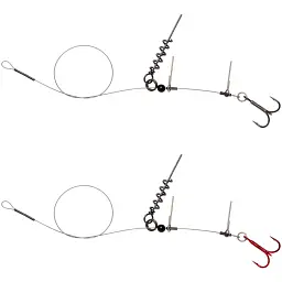 Оснащення Savage Gear Linethru Corkscrew Rig #1 40cm 22kg (2 шт/уп.)