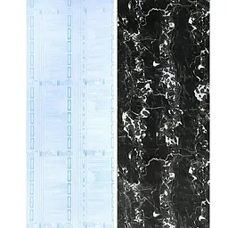 Самоклеюча плівка Sticker Wall 0.45х10м х 0.07мм Чорний мармур з білим SW-00001280 - мініатюра 3