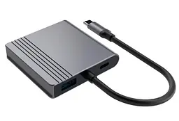 Адаптер Cablexpert A-CM-COMBO3-04, USB Type-C 3-в-1 - мініатюра 3