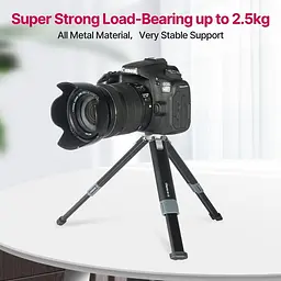 Штатив Ulanzi MT-22 Metal Mini Tripod (MT-22 2315) Чорний - мініатюра 4
