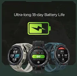 Смарт-годинник Amazfit T-Rex Pro Desert Grey - мініатюра 9