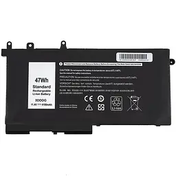 Батарея для ноутбука Dell 93FTF (Latitude: 5480 5580) 11.4V 4100mAh Чорний - мініатюра 2